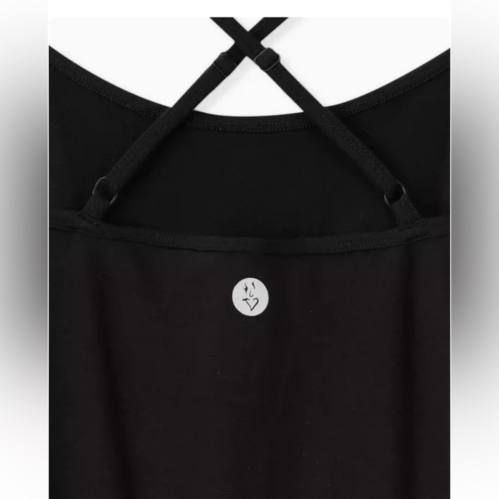TORRID Black Crisscross Back Crop Active Jumpsuit - Size 1 - Picture 5 of 12